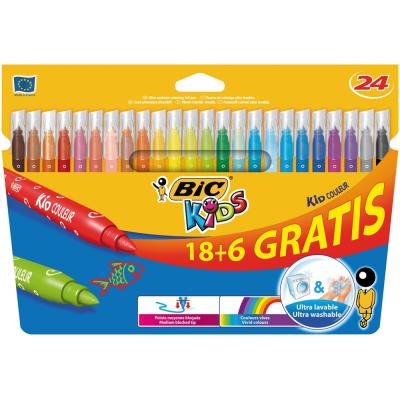 BIC Feutre de coloriage  Kids KID COULEUR 18+6 GRATUITS !