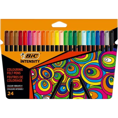 BIC Feutre Dessin Pointe Fine X24  Color Up! - Les 24 Feutres