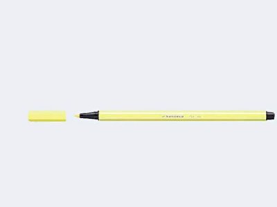 GENERIQUE Feutre dessin - STABILO Pen 68 - 1 feutre pointe moyenne -jaune fluo