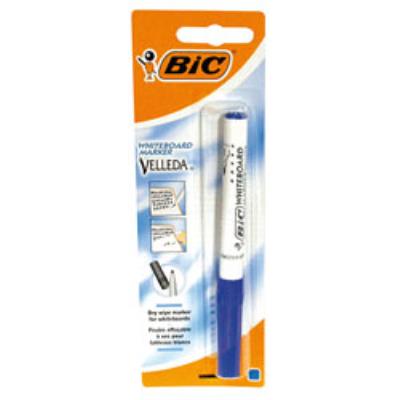 BIC Feutre Effa&ccedil;able A Sec Medium Bleu  Velleda - Le Feutre