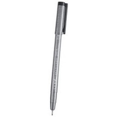 MANUTAN Feutre MULTILINER, 0,8 mm, noir - Lot de 4