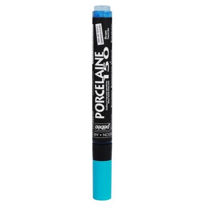 PEBEO Feutre peinture &agrave; l'eau pour porcelaine - bleu paon - 1,2 mm 020005