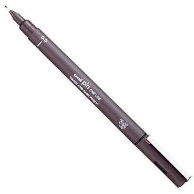 UNI BALL Feutre technique Uni-ball Pin 0,5 mm Gris fonc&eacute;