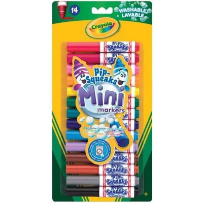 CRAYOLA Feutres &agrave; colorier blister de 14 mini feutres ultra lavable