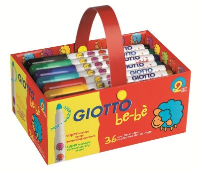 SYLVANIAN Feutres de coloriage + 3 tailles crayons - pack de 36 coloris assortis