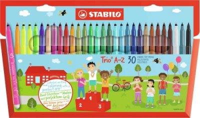 STABILO Feutres Trio A-z  - La Pochette De 30