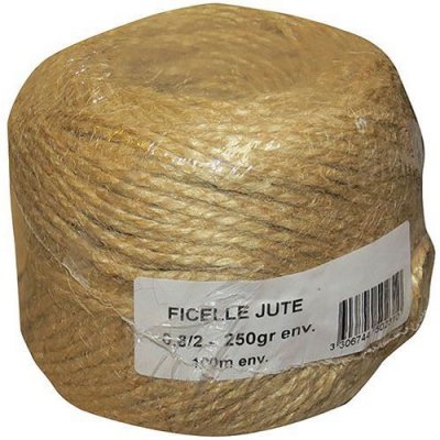 MANUTAN Ficelle jute 0.8/2 bobine de 250 g