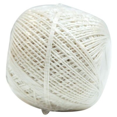 CORDERIES TOURNONAISES Ficelles Lin Poli Blanc - Pelote 100g