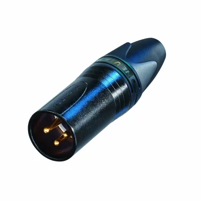 NEUTRIK Fiche connecteur xlr 3 broches m&acirc;le noir -  nc3mxx-bag