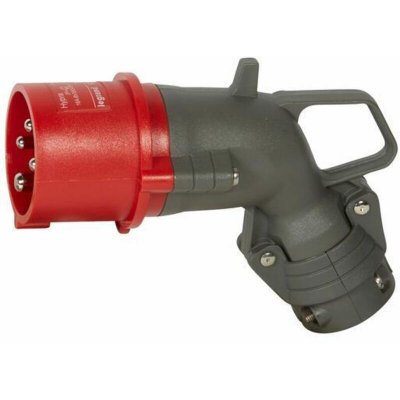 LEGRAND Fiche Coud&eacute;e Male 16 Amp&egrave;res 3P+T Ip44 Rouge -  Hypra 052263