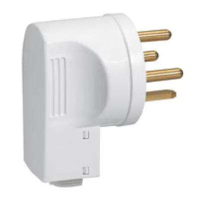 LEGRAND Fiche &eacute;lectrique -  - 3P+T 32 A - Sortie lat&eacute;rale - Blanc