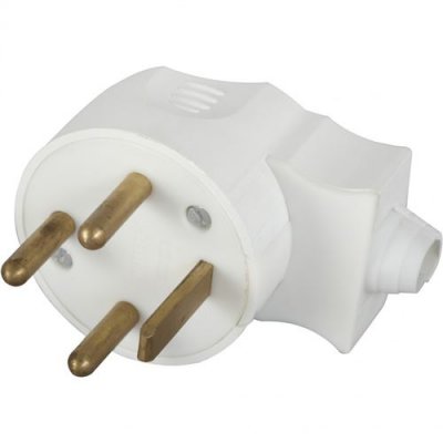 LEGRAND Fiche &eacute;lectrique m&acirc;le 3 p&ocirc;les + terre, 20.0 A, DEBFLEX