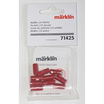 MARKLIN Fiche femelle 1.5 mm M&auml;rklin 71425 rouge 10 pc(s)