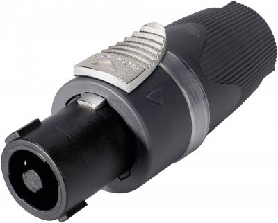 SOMMER CABLE Fiche haut-parleur m&acirc;le, droit NL4FX-SOM Nombre de p&ocirc;les (num): 4 noir