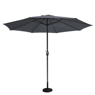 CONCEPT USINE Figari gris : Parasol droit rond &Oslash;270cm 