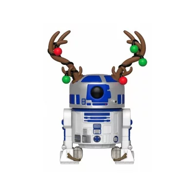 FUNKO Figurine &agrave; t&ecirc;te branlante  Pop Star Wars R2-D2 Antlers 