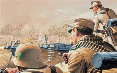 AIRFIX Figurine  Afrika Korps 'S&eacute;rie Vintage Vintage'- 1/76 - Figurine