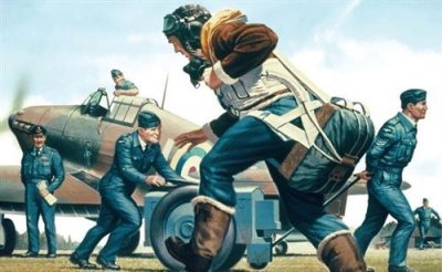 AIRFIX Figurine  Personnel de la RAF (Seconde Guerre mondiale) 'S&eacute;rie V