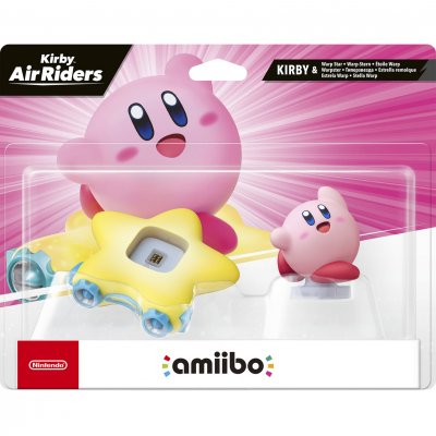 NINTENDO Figurine amiibo Kirby et Etoile Warp - collection Kirby Air Riders 