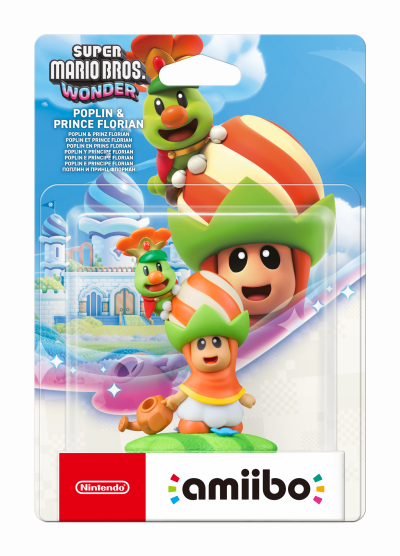 NINTENDO Figurine Amiibo Poplin Et Prince Florian (super Mario Bros. Wonder)