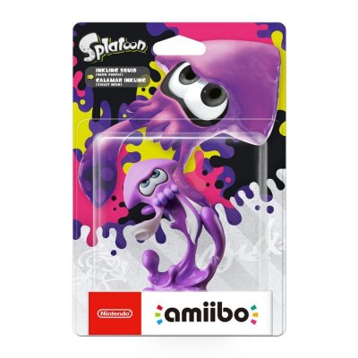 NINTENDO Figurine Amiibo Splatoon Calamar Inkling (violet N&eacute;on) 