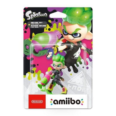 NINTENDO Figurine Amiibo Splatoon Gar&ccedil;on Inkling (vert N&eacute;on) 