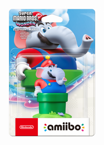 NINTENDO Figurine Amiibo Super Mario Bros Wonder - El&eacute;phant Mario 