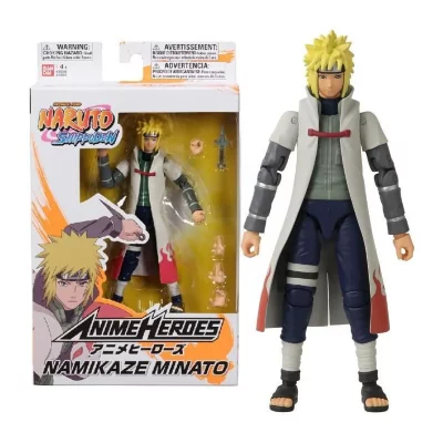 BANDAI Figurine Anime Heroes Namikaze Minato 3rd wave 