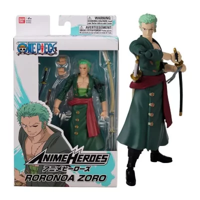 BANDAI Figurine Anime Heroes One Piece Roronoa Zoro 
