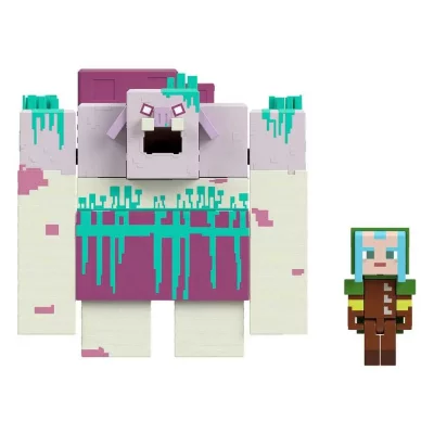 MATTEL Figurine articul&eacute;e  Minecraft Legends Le D&eacute;voreur 24 cm- - Acti
