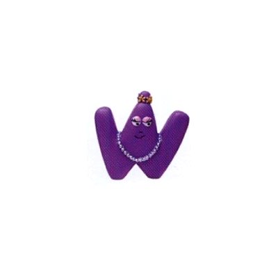 PLASTOY Figurine Barbapapa : Lettre W : Barbabelle