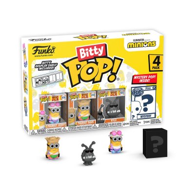 FUNKO Figurine bitty pop minions series 4 (x4)  Blister 4 (x4)
