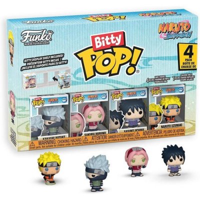 FUNKO Figurine Bitty POP! - Naruto Shippuden Team 7 - 4-Pack - Vinyle - Neuf