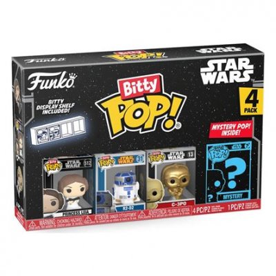  Figurine Bitty Pop! - Star Wars - Un Nouvel Espoir Pack De 4 1 al&eacute;atoire
