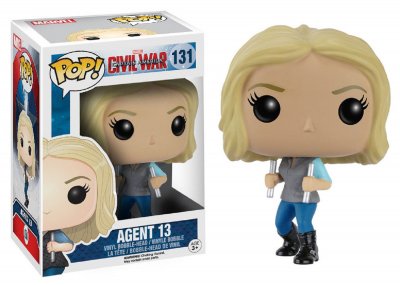 FUNKO Figurine captain america - civil war - agent 13 pop 10cm