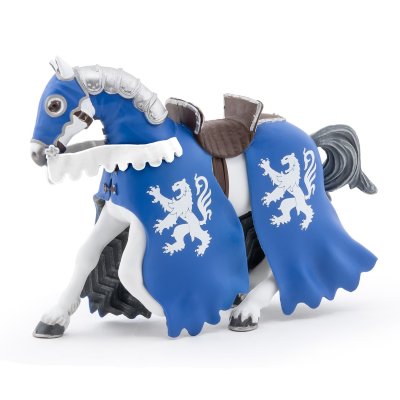 PAPO Figurine Cheval du chevalier lion &agrave; la lance 