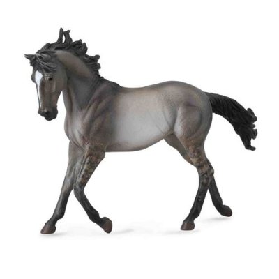 COLLECTA Figurine Cheval : Jument Mustang gris souris Figurines  