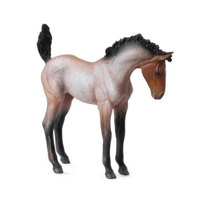 FIGURINES COLLECTA Figurine Cheval : Poulain Mustang baie rouan 