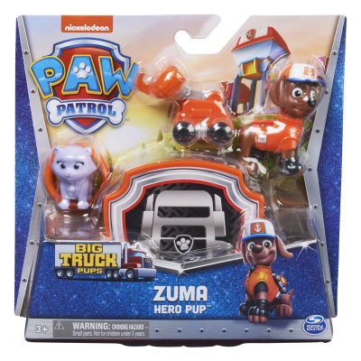 PAW PATROL Figurine Chiot Pat' Patrouille avec sac &agrave; dos Pat'Patrouille Mod&egrave;le al&eacute;atoire