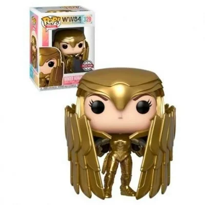 FUNKO Figurine d&acute;action  pop wonder woman golden armor shield n&ordm; 329