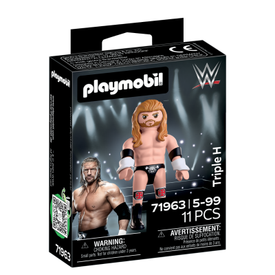 Figurine d'action WWE Triple H 71963 - Rose p&acirc;le et noir - D&egrave;s 5 ans