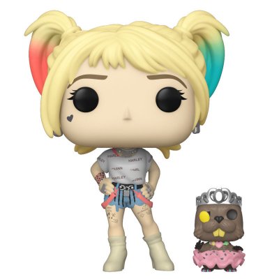 FUNKO Figurine Dc Comics - Birds Of Prey - Harley Quinn With Beaver Pop 10cm