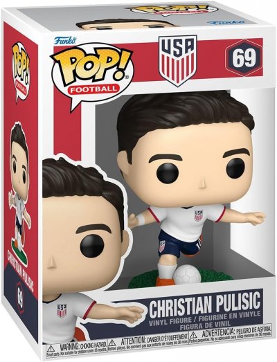 FUNKO Figurine De Football  Christian Pulisic -  Pop Usa Football