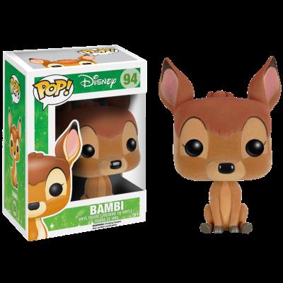 DISNEY Figurine  - Bambi - Bambi Flocked Exclusive Pop 10cm