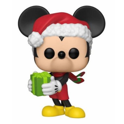  Figurine Disney - Mickey 90th Anniversary - Holiday Mickey Pop 10cm