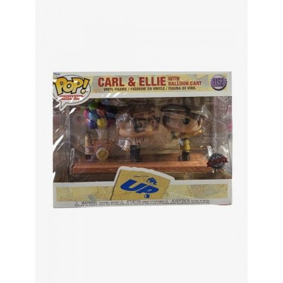 FUNKO Figurine Disney Up - Carl & Ellie Balloon Cart Exclu Movie Moment Pop 10cm