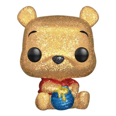  Figurine Disney - Winnie The Pooh Seated Glitter Exclu Pop 10cm