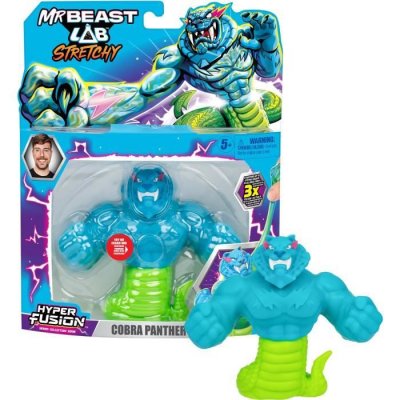 MOOSE TOYS Figurine &eacute;lastique - MRBEAST LAB - Goo Jit Zu - Cobra Panth&egrave;re - 11 cm