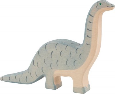 HOLZTIGER Figurine en bois Brontosaure 