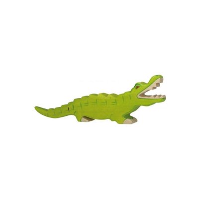 GOKI Figurine en bois Crocodile HOLZTIGER 